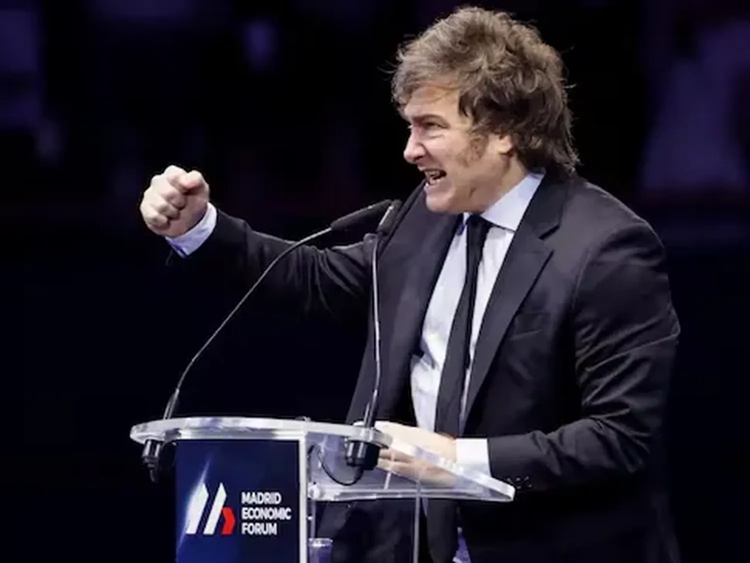 Javier Milei en un foro económico de Madrid: "En 2026, la inflación en la Argentina será historia"