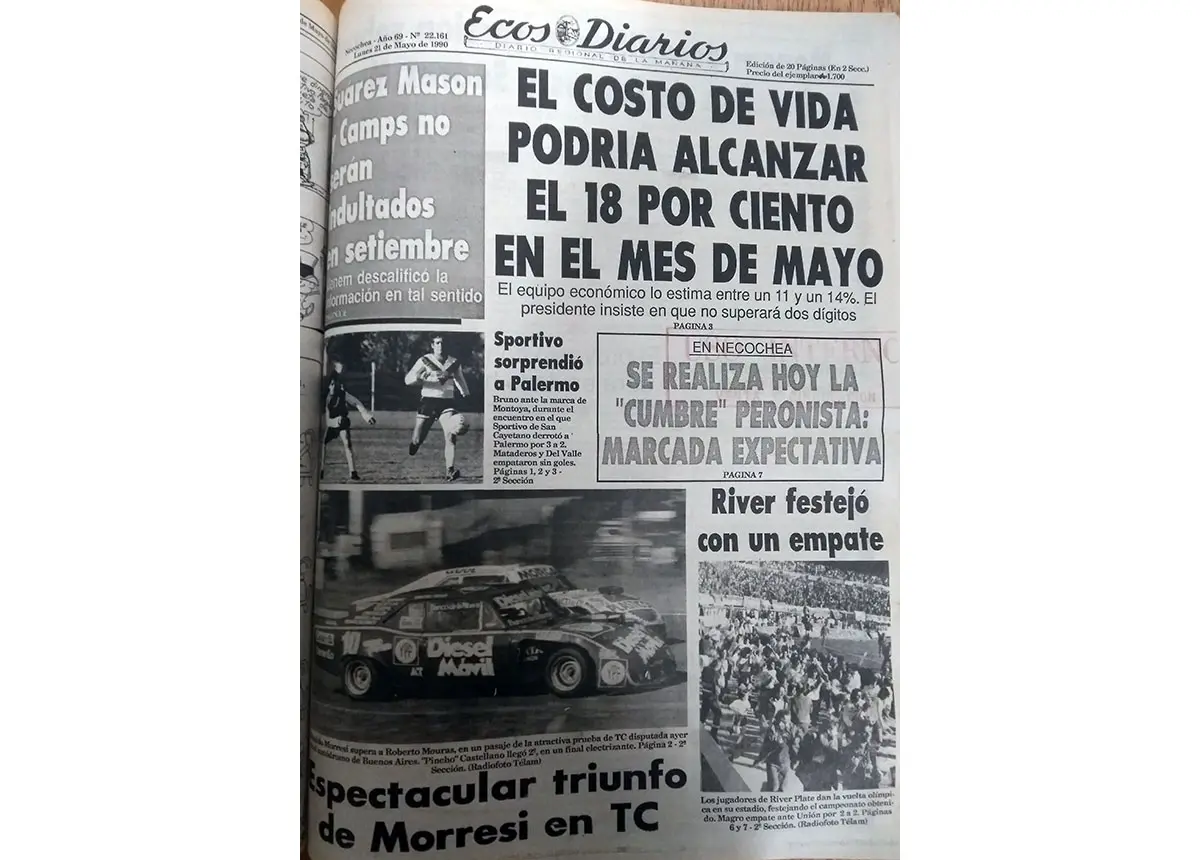 Lunes 21 de mayo de 1990
