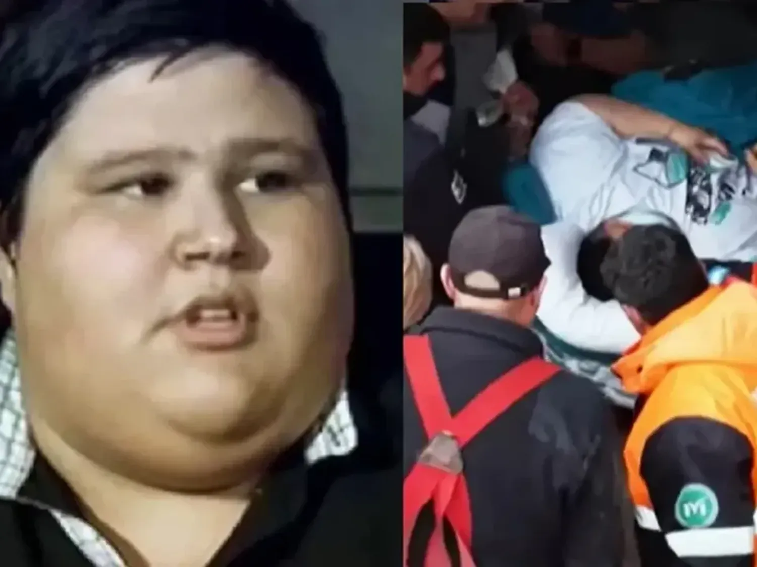 Un ex Cuestión de Peso tuvo que ser rescatado por los bomberos