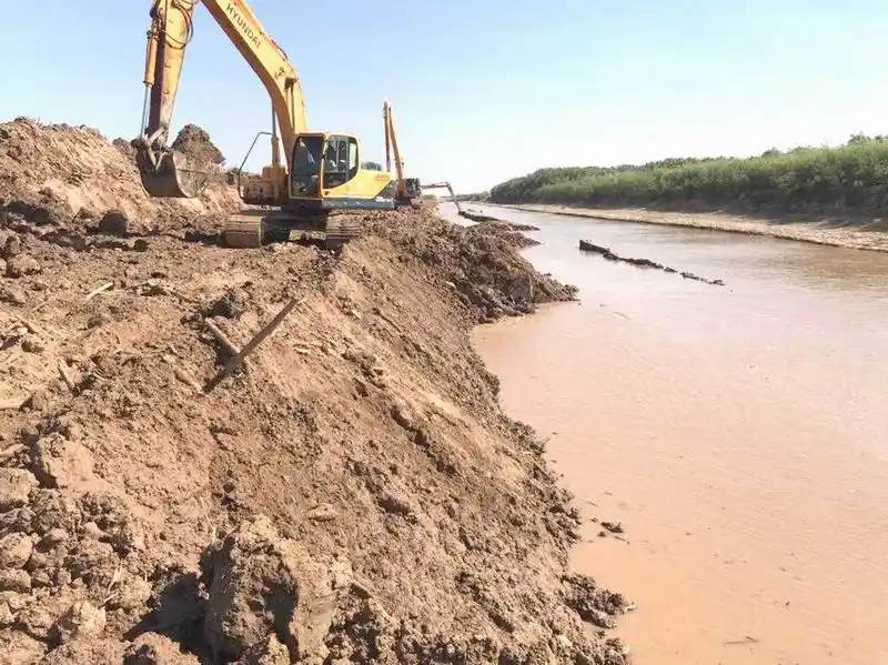 Ingresan aguas a territorio 
argentino merced a obras ejecutadas