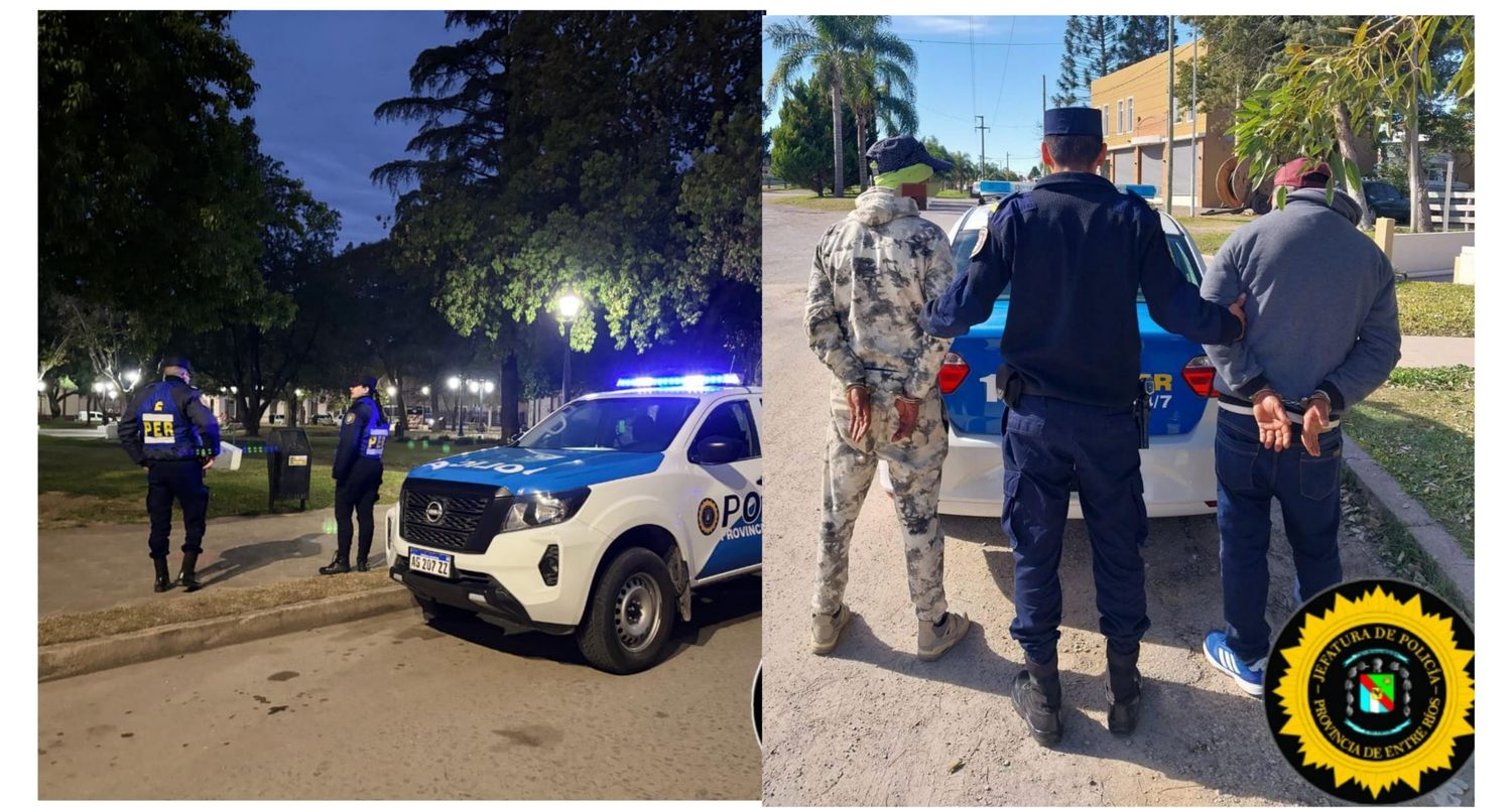 Operativos rurales y urbanos en Diamante: recuperan bicicleta robada y detienen a dos hombres
