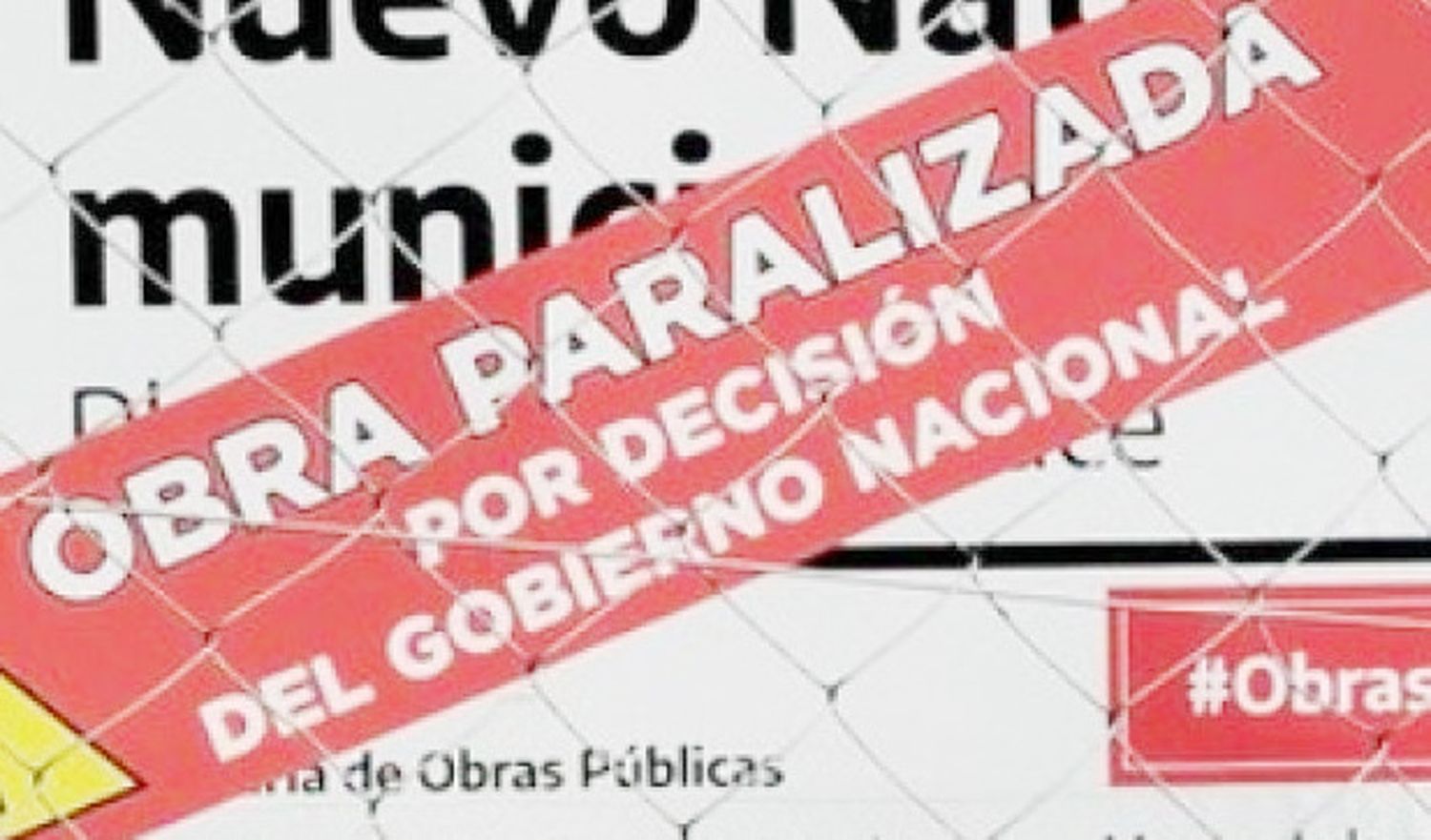 En Entre Ríos la obra pública cayó un 78,7 % durante el primer semestre del año