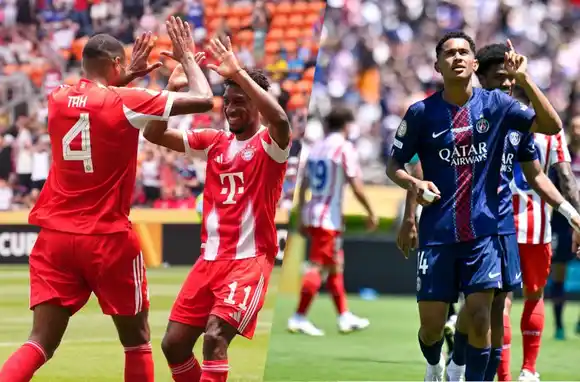 Goleada histórica de Bayern Múnich y paliza de PSG sobre Atlético de Madrid