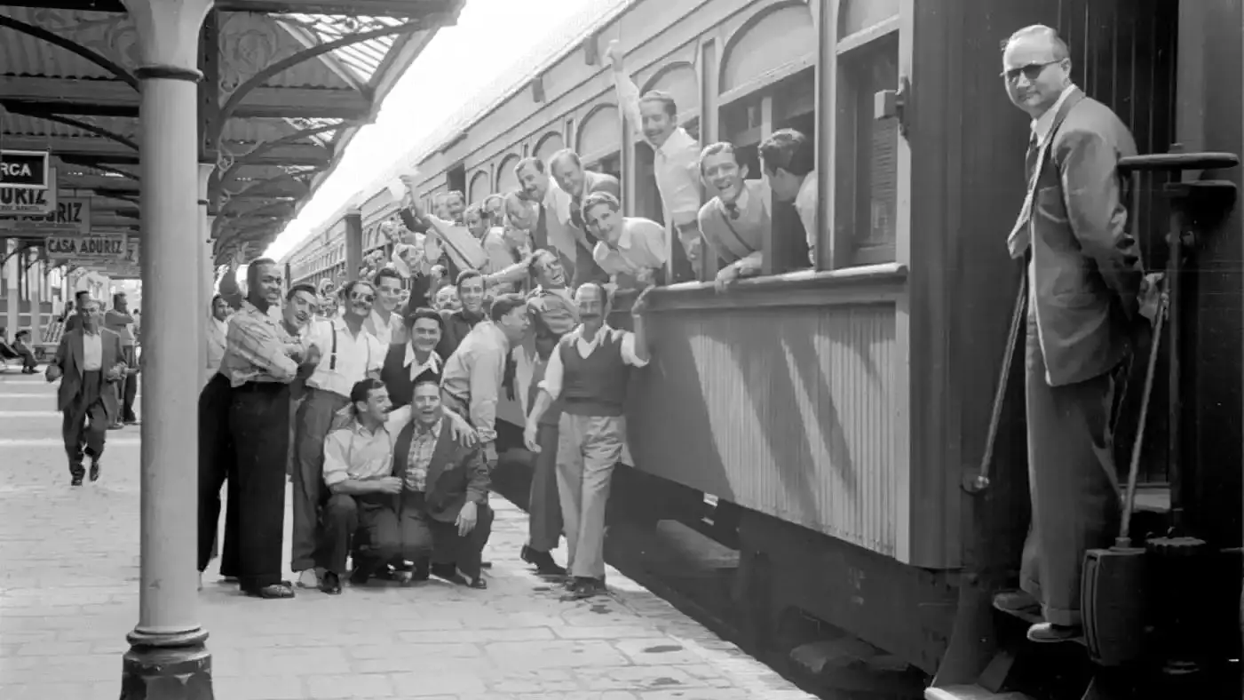 Recuerdo. Ya son pocos los necochenses que recuerdan la vieja estación