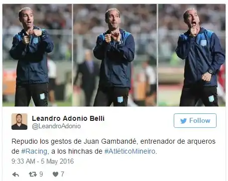 Video: Hinchas de Racing fueron reprimidos por la policía en Brasil