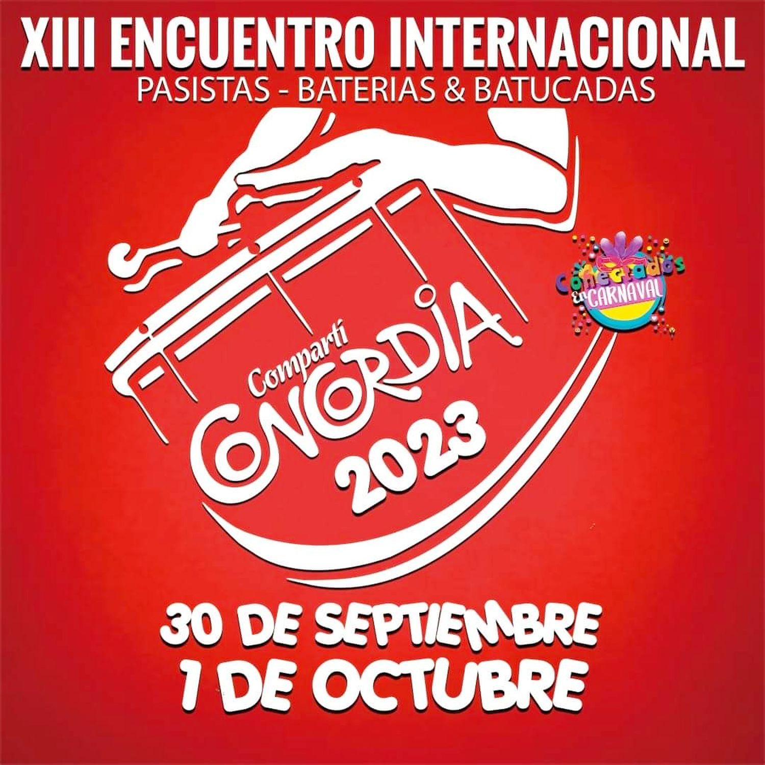 Se viene el 13er Encuentro Internacional de Pasistas y Batucadas Concordia