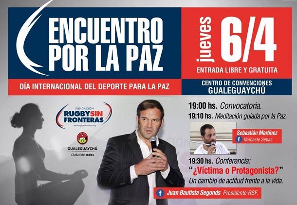 El 6 de abril habrá un “encuentro por la Paz” en Gualeguaychú