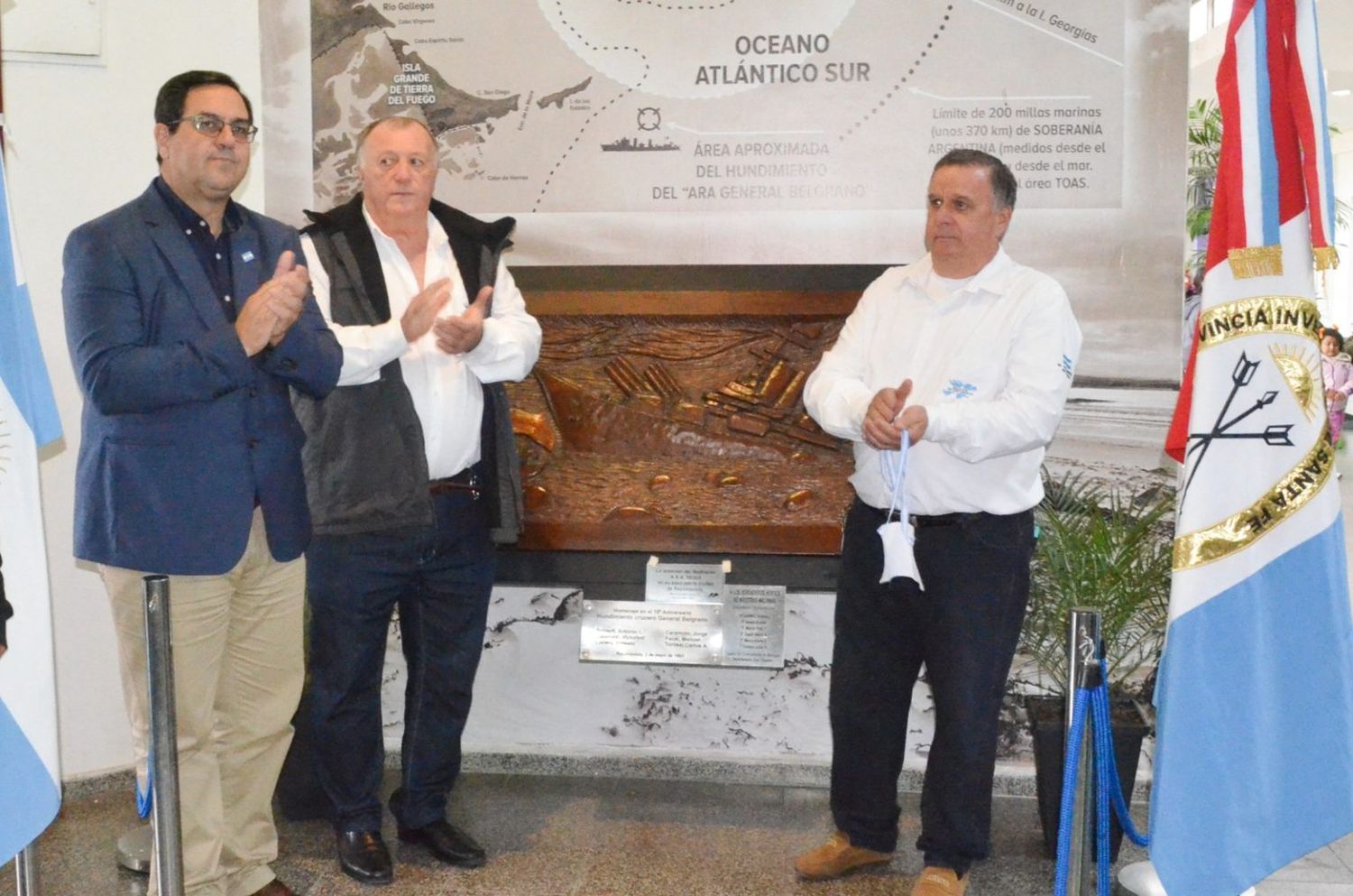 Reconquista conmemoró un nuevo aniversario del hundimiento del Crucero ARA General Belgrano