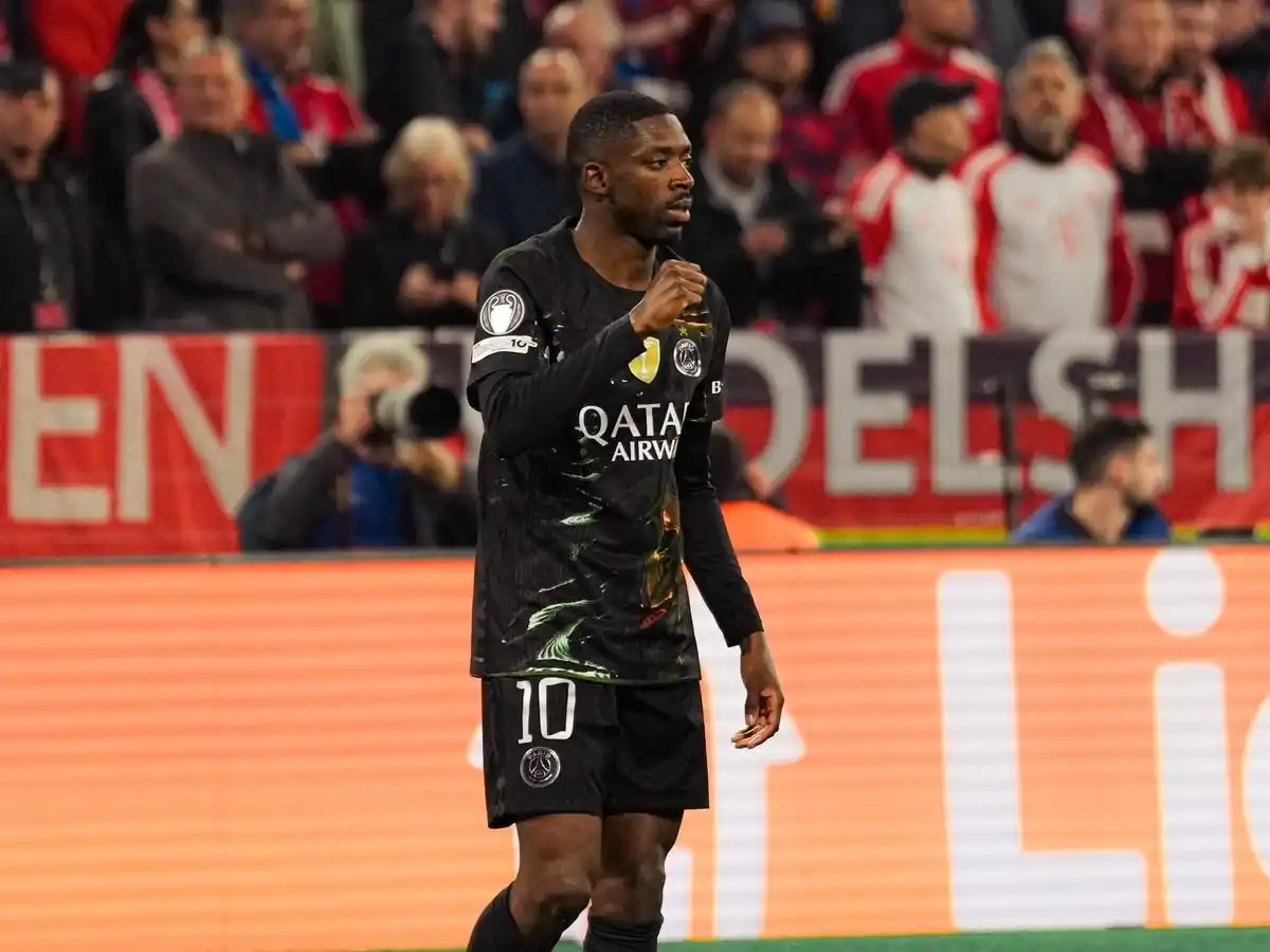 Dembelé abrió el marcador en el inicio del partido.