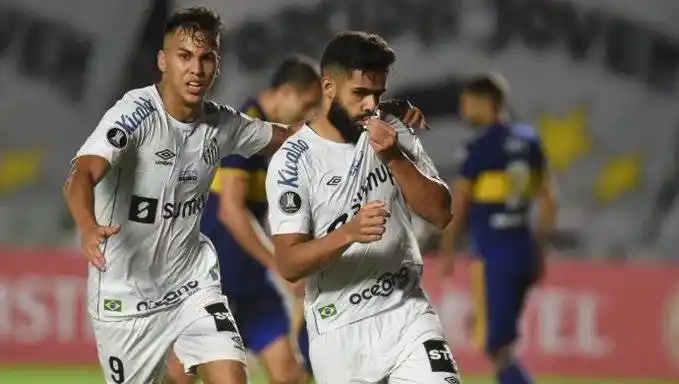 Boca cayó 1-0 ante Santos por la Copa Libertadores