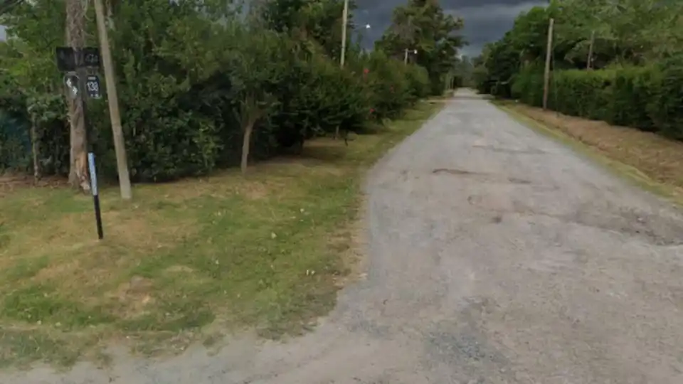 La zona de la calle 474 entre 138 y 139 de Gonnet, partido de La Plata, donde ocurrió el intento de robo
