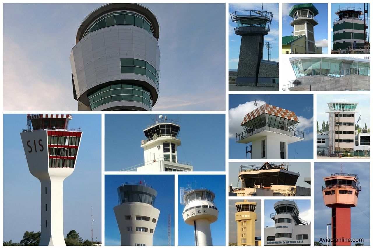 Catálogo de torres de control en aeropuertos argentinos