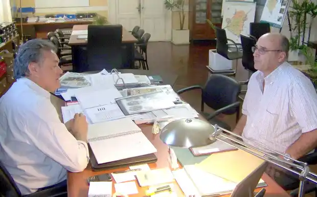 Resaltan los beneficios para Urdinarrain de la obra de caminos rurales