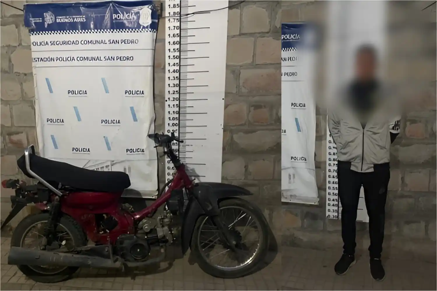 La moto fue secuestrada y el conductor quedó imputado por encubrimiento.