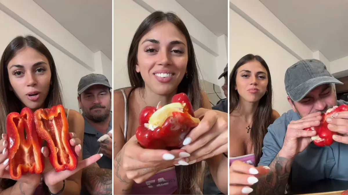 El sándwich de morrón: la tendencia del verano que desató debate en redes sociales