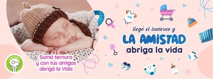 La campaña de Grávida para recaudar ajuares de bebés y prendas de invierno.