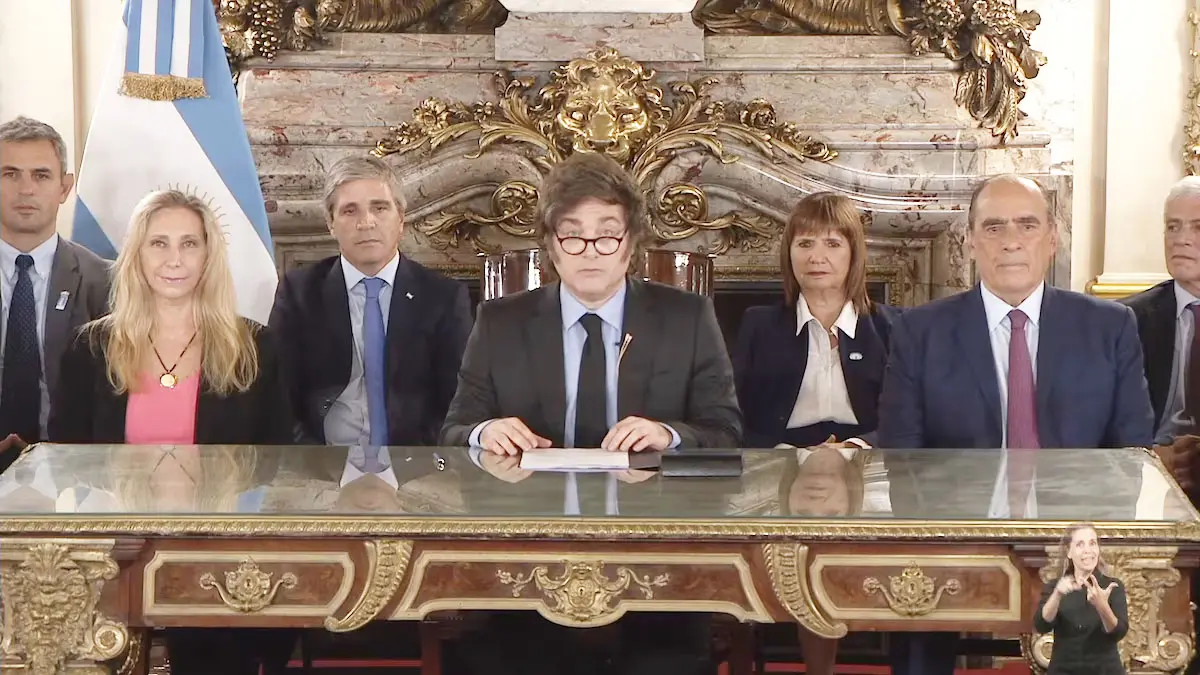 Javier Milei en cadena nacional: “Eliminamos el cepo para siempre”