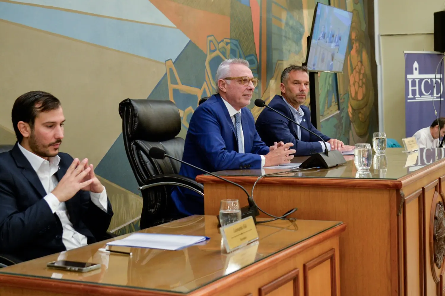 El jefe comunal repasó obras viales, educativas, en salud y deportes.