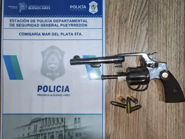 El arma había sido robada en 2022.