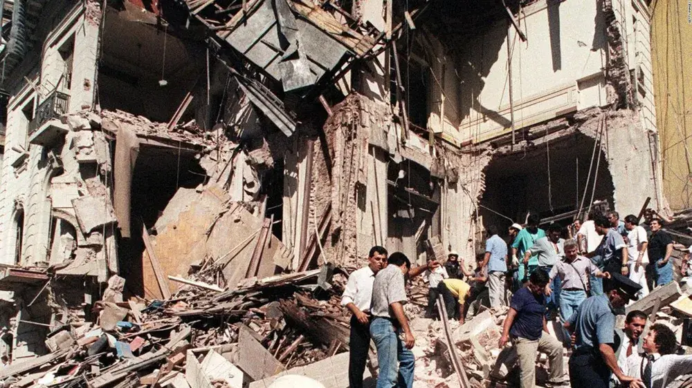 Embajada de Israel, tras el ataque