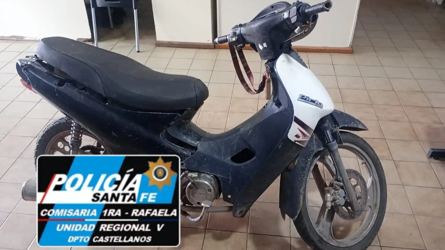 No le daban los números: Aprehendieron a un hombre que circulaba en una moto con la numeración adulterada