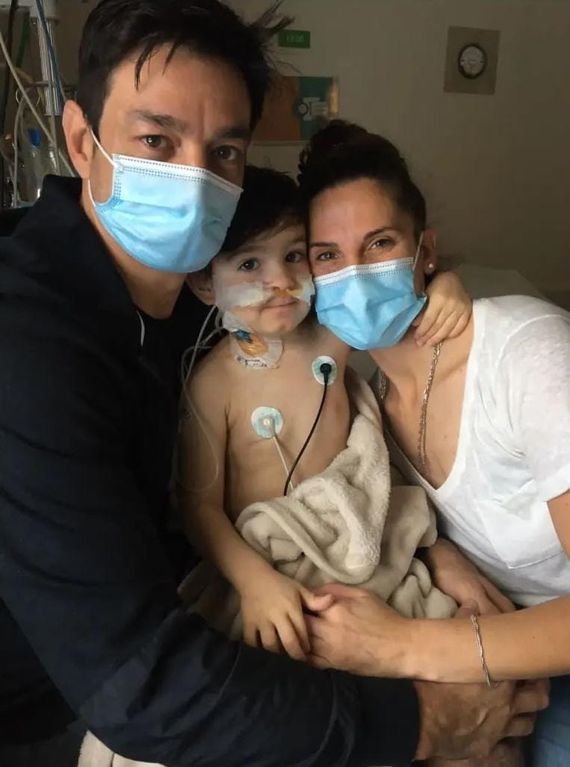 Isidro se recupera luego del trasplante de corazón