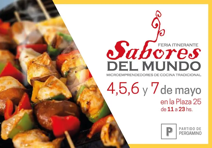 Gastronomía: La feria Sabores del Mundo llega a Pergamino 