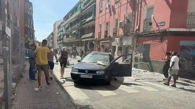 Más de 25 personas resultaron heridas en una explosión dentro de un bar en Madrid