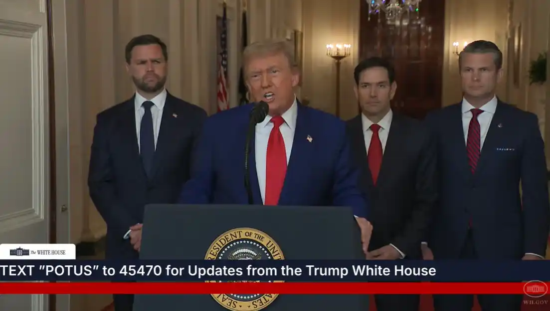 Tras el ataque habló Donald Trump