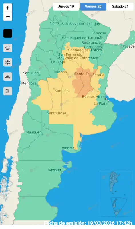 alerta naranja