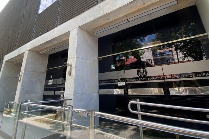 Tribunales de Rafaela. (Archivo)