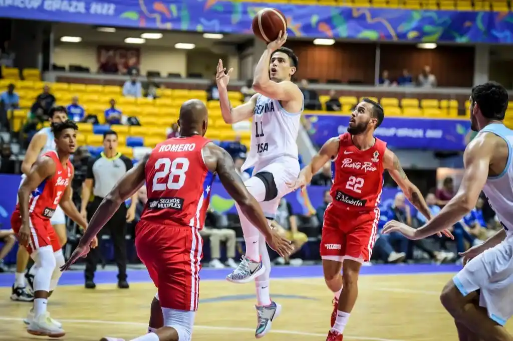 Básquet:  Argentina venció a Puerto Rico en la AmeriCup