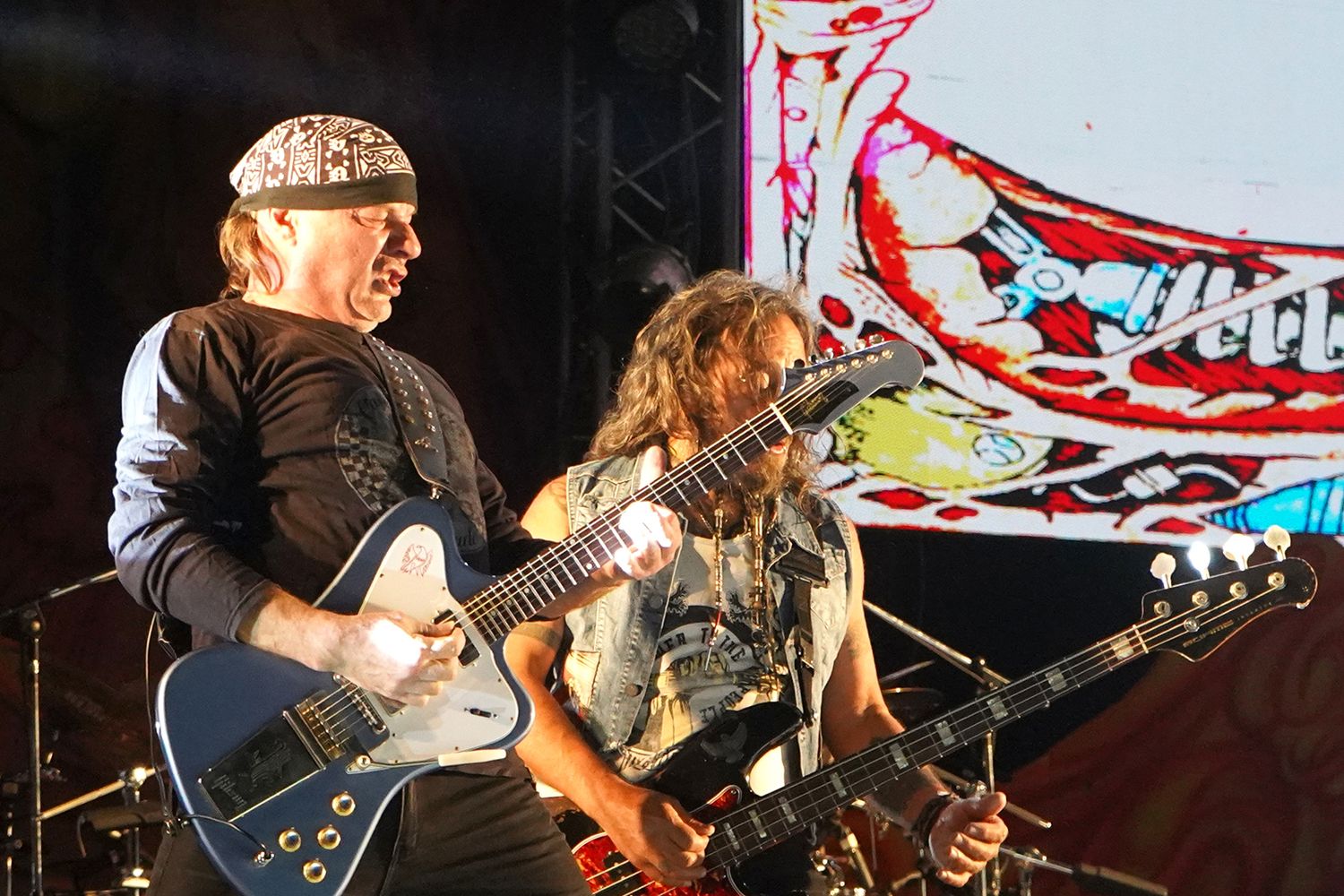 Una multitud. Disfrutó del show de La Renga en Necochea