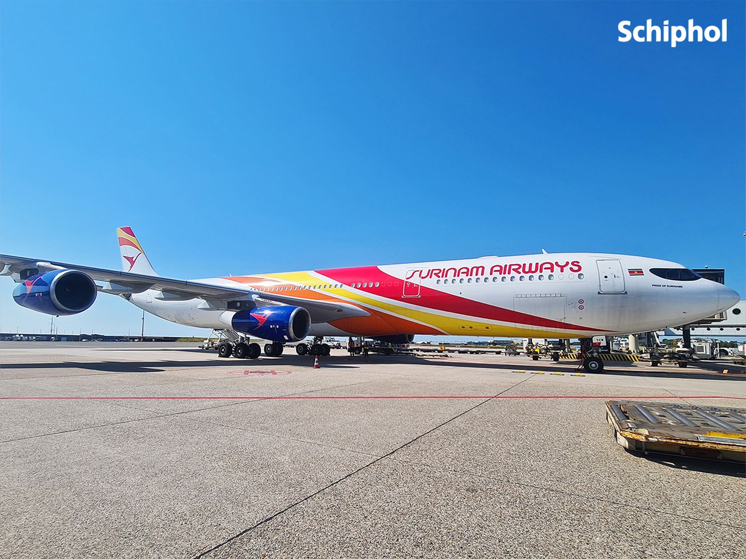 El nuevo A340-300 de Surinam Airways realizó su primer vuelo comercial