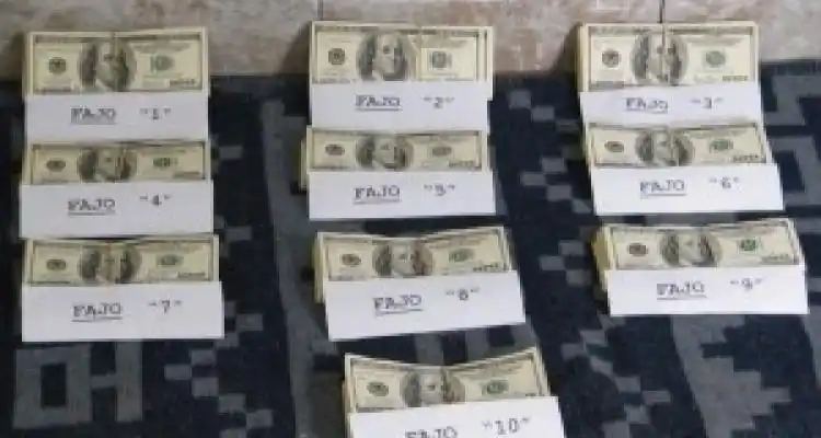 Secuestran 100 mil dólares en poder de un empresario boliviano