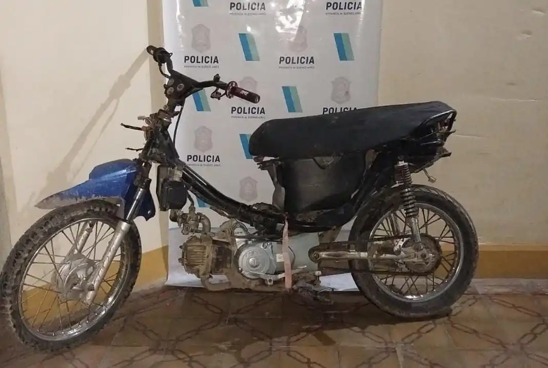 Se dio con una moto que tenía pedido de secuestro activo por robo en Chascomús