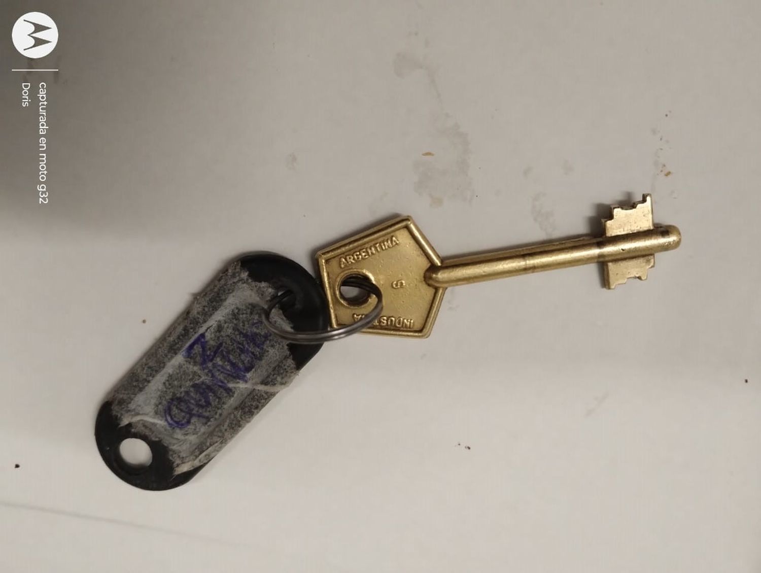 Doris encontró esta llave