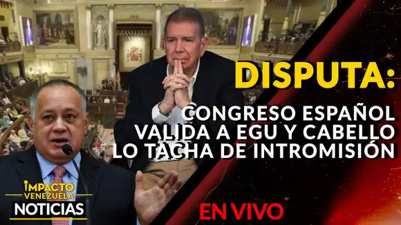 CONTROVERSIA: Congreso español reconoce triunfo de Edmundo González, Pedro Sánchez lo condiciona y Cabello lo llama intromisión – VIDEO