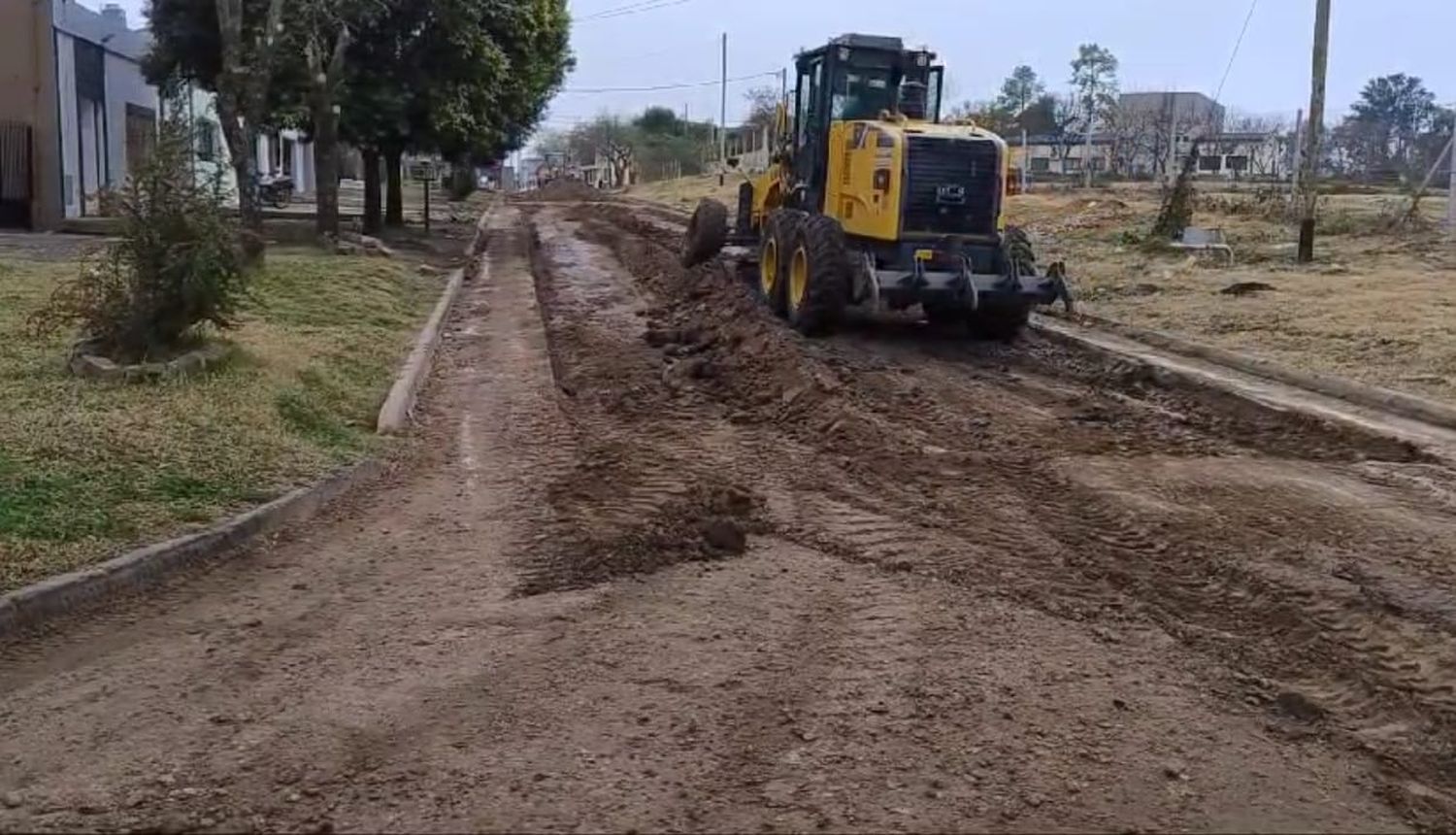 Avanzan las obras de preparación del suelo para futuras pavimentaciones