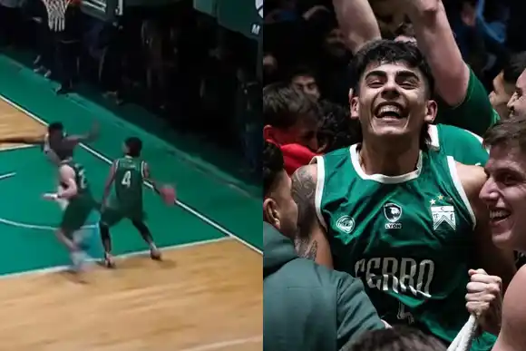 Video: el increíble triple viral que revolucionó la Liga Nacional de Básquet