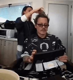 Johnny Depp aprovecha para cuidarse. Foto Instagram