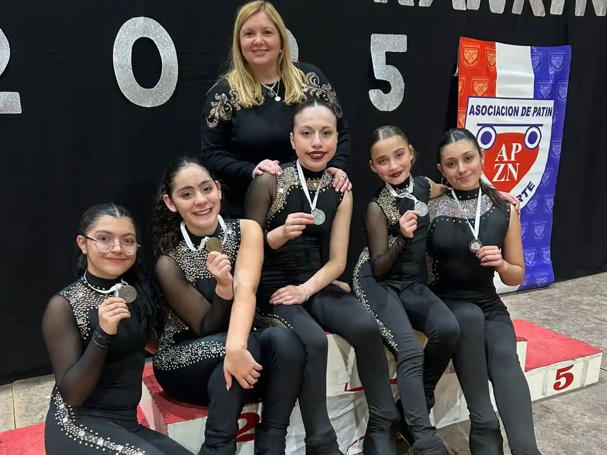 Patinadoras de Atletico de rafaela.Foto:Prensa AR