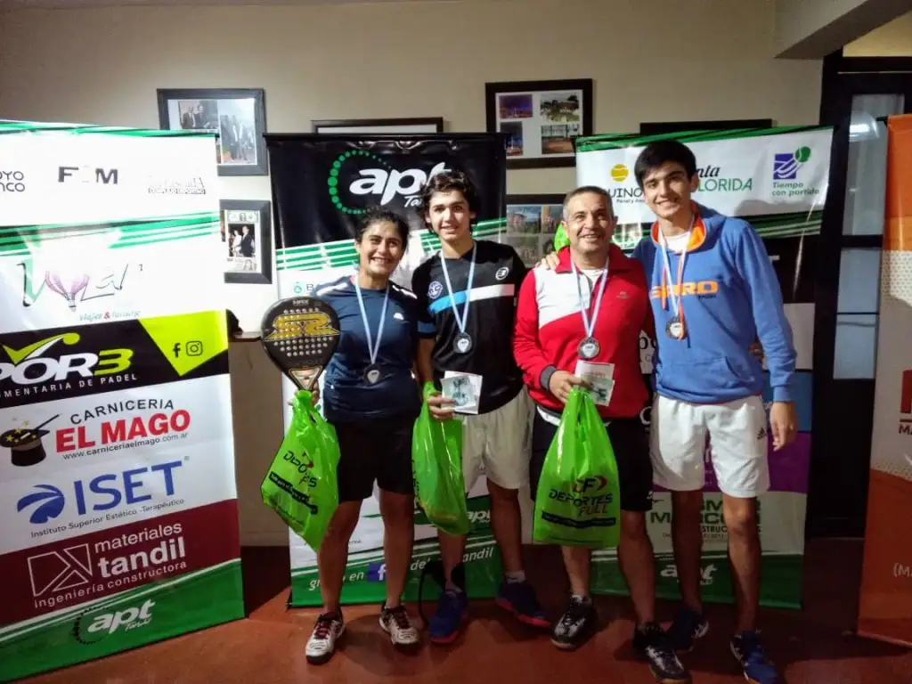 El padel local tuvo otros tres certámenes