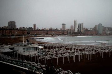 Un sábado fresco en Mar del Plata, aunque sin precipitaciones ni vientos fuertes