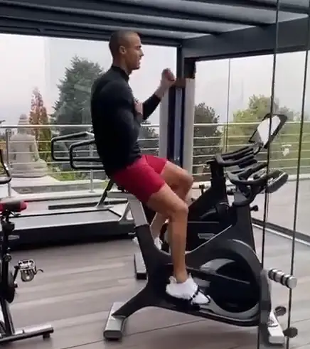 Así se enfrentaba Cristiano al COVID hasta del nuevo diagnóstico. Foto: Instagram