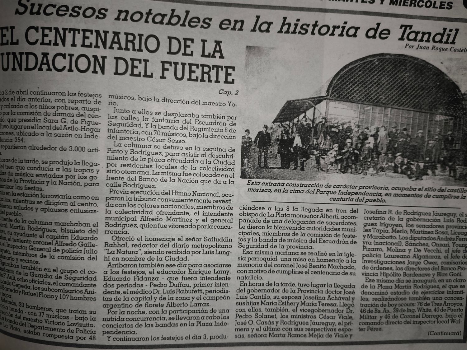 El centenario de la Fundación del Fuerte - Cap. 2.