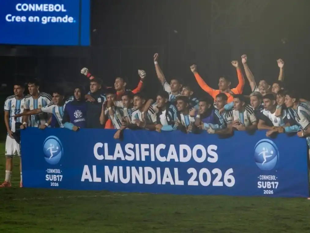 La Selección argentina se clasificó al Mundial Sub 17. Foto: AFA