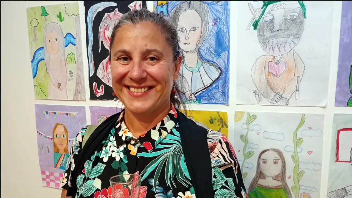 Griselda Rodríguez. Profesora del taller de plástica de adultos