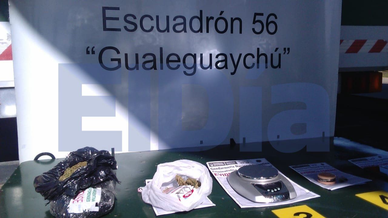 Gendarmería secuestró éxtasis, cocaína, marihuana y hongos alucinógenos