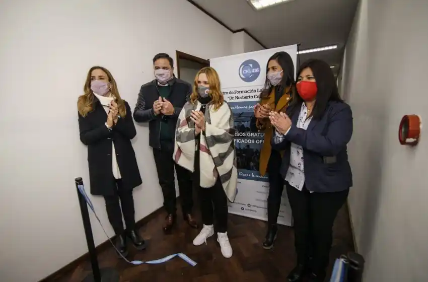 Autoridades nacionales y provinciales reabrieron "Centro de Formación Laboral" en Mar del Plata